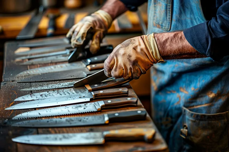 como afilar un cuchillo con lima